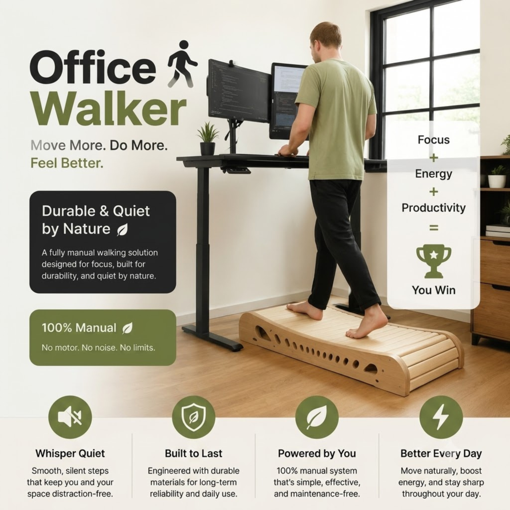 WoodStride Office Walker